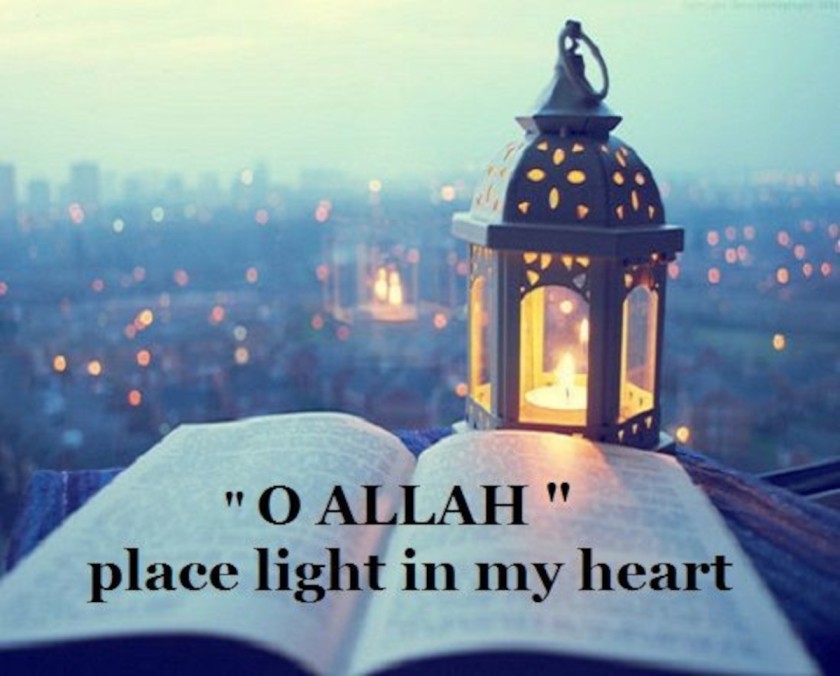 o allah place light in my heart ZK